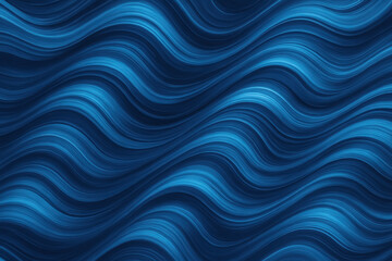 Flowing waves of deep blue shades create a serene backdrop for artistic designs and digital applications