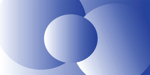 Shiny blue abstract background with 3D spheres and curved shapes