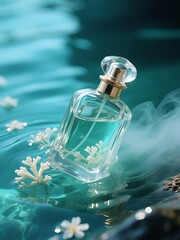 A crystal perfume bottle from the 1920s