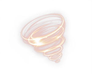 Abstract swirling light illustration with soft pastel colors, creating a dynamic visual effect, perfect for backgrounds or overlays in creative projects and designs