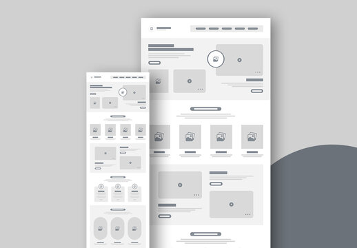 Wireframe Template Layout
