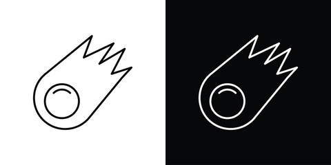 Comet icon logotype designs. modern icon design set © Dawid