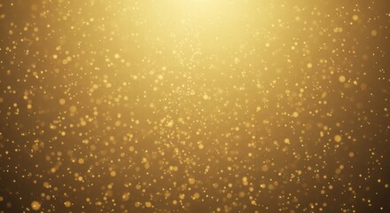 Abstract festive background with gold glitter Christmas particles glowing light flare confetti sparkle stars magic dust luxury texture shiny glow celebration illustration