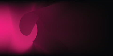 Shiny blue abstract background with 3D spheres and curved shapes