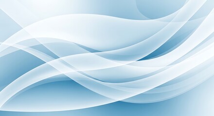 Abstract blue wave background smooth flowing lines elegant design for banners and presentations