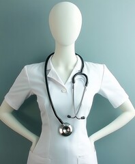 Symbol of the Medical Profession, Studio Shot of a Doctor Mannequin