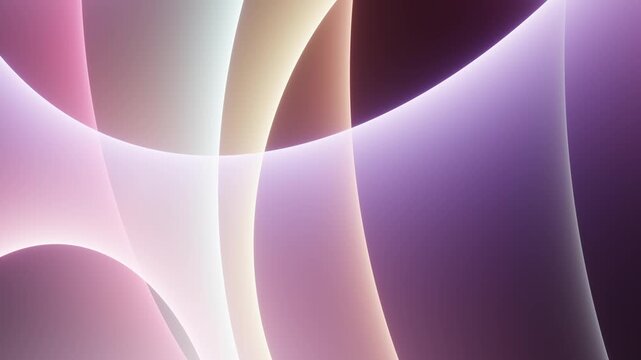 Abstract flowing glowing pink and purple lines