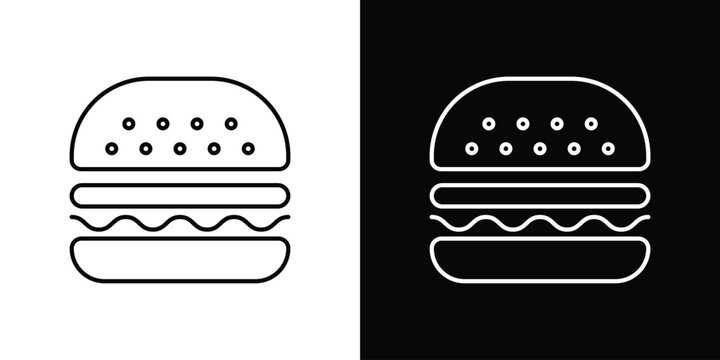 Hamburger icon logotype designs. modern icon design set