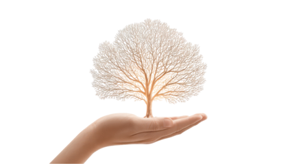 Tree of Life in Hand: Nature and Growth Concept