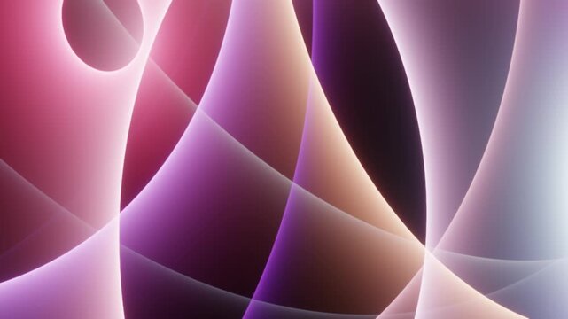 Abstract flowing curves and glowing lines background