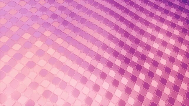 Animated purple mosaic pattern moving diagonally