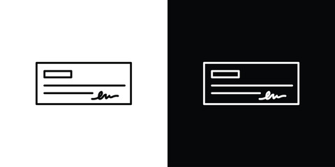 Money check icon logotype designs. modern icon design set