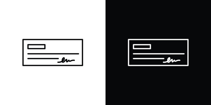 Money check icon logotype designs. modern icon design set