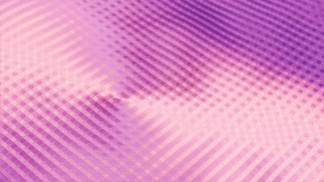 Animated purple mosaic pattern moving diagonally