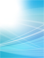 Light Blue Wave Abstract Background Illustration