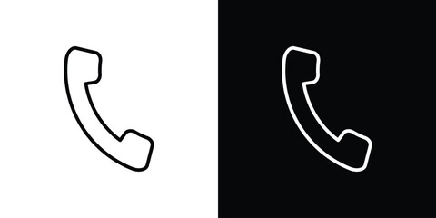 Phone icon logotype designs. modern icon design set