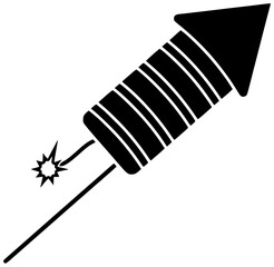 firework illustration firecracker silhouette fire logo festive icon light outline explosion happy year celebration holiday new celebrate burst party shape women vector graphic background