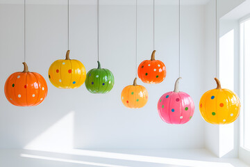 Frozen Polka – Ice Pumpkins as Surreal Art Objects, Abstract Winter Still Life