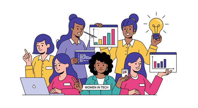 Women in Tech Inspiring Empowerment and Success in the Digital Age for a Brighter Future