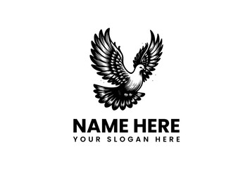 Elegant Dove Logo Design Template for Business, Organization, or Personal Brand