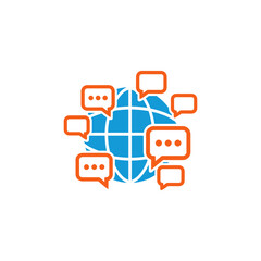 Global network connecting people worldwide through online communication platforms fostering collaboration and information sharing in a modern digital age.