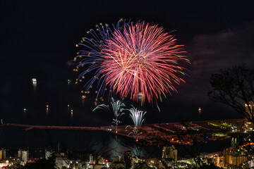熱海の海上花火