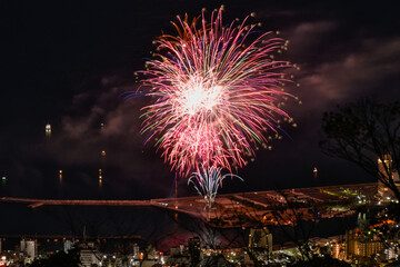 熱海の海上花火