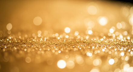 Abstract cream background with blurry festival lights and outdoor celebration bokeh