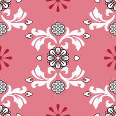 Geometric, ethnic oriental ikat seamless pattern treditional Design for background, carpet wallpaper, clothing, wrapping, batik, fabric, Vector illustration, embroidery style.  
