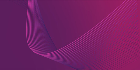  purple pink color gradient background blurred with abstract glowing wave lines. neon color flow grainy texture effect futuristic banner design.