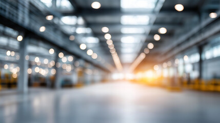 Factory interior with large-scale production defocused lines, faceless modern construction, industrial visualization detail, blurred manufacturing background, technology concept, p