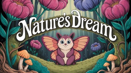 Nature&rsquo;s Dream botanical fantasy illustration