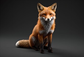 Fototapeta premium red fox vulpes