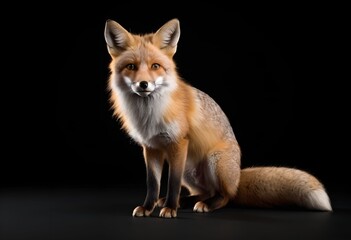 Obraz premium red fox vulpes