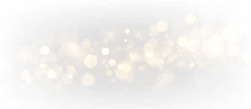 Shining gold background with bokeh flare PNG