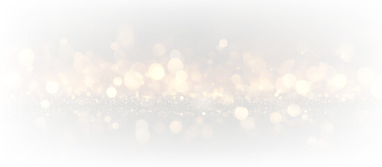 Golden bokeh sparkle dust light explosion overlay PNG