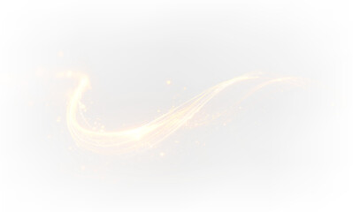 Magic glowing line swirl bright fantasy effect PNG © Татьяна Куриленко