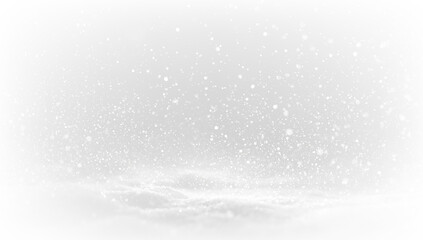 Falling snow overlay winter snowflake effect PNG