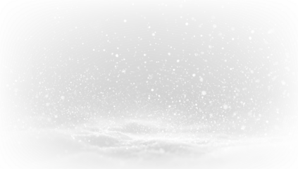 Falling snow overlay winter snowflake effect PNG