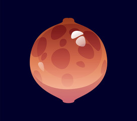 Reef seashell cartoon font letter O. Sea mussel cartoon kids ABC typeface sign, underwater mollusk conch vector typeset letter. Ocean shell English alphabet type element or font symbol