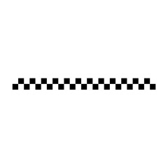 Black and White Checker Pattern, Racing Flag Check Pattern Vector Background