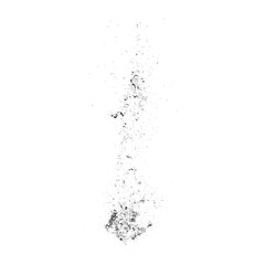 Obraz premium Liquid splash isolated transparent background 3d rendering 