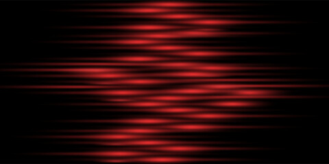 Bright horizontal beam of light on black background. Glowing laser effect creating futuristic and sci-fi aesthetics. Suitable for technology, energy, speed and digital design themes.