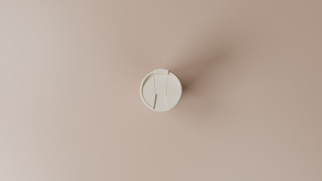 white pills on white background