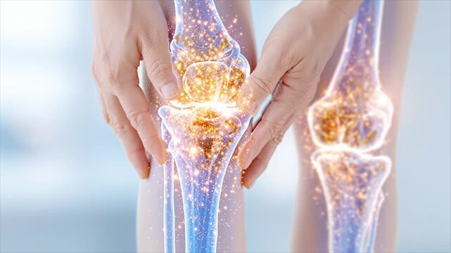 3D render of turmeric curcumin capsule with glowing golden powder explosion representing anti-inflammatory joint relief