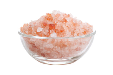 Bowl of himalayan pink salt