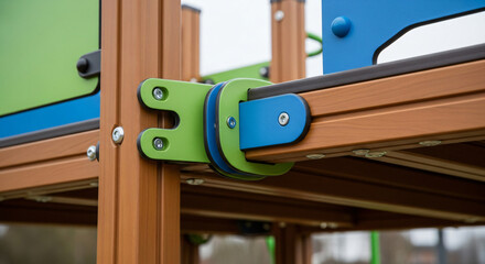 Craftsmanship in adaptive play structure: eco-friendly safety design