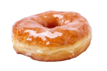 Fototapeta premium Delicious glazed donut, ready to be eaten