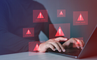 Cybersecurity warnings, online scams, cybercrime risks, fraud prevention, digital security awareness