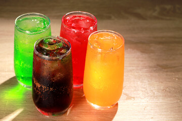 Soft drinks and fruit juice mixed with soda high in sugar have a negative effect on physical health	
